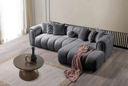 Sofa N-Line Right, pilka