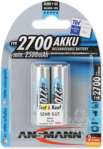 Ansmann Akumuliatorius AA / R6 2700mAh 2 vnt.
