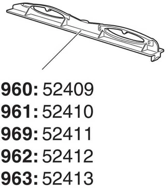 Thule Sweden Thule smartslide WingBar 962