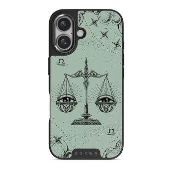 Libra - iPhone 16 Plus Case, Elite Dark (MagSafe) / Gunmetal / Turquoise