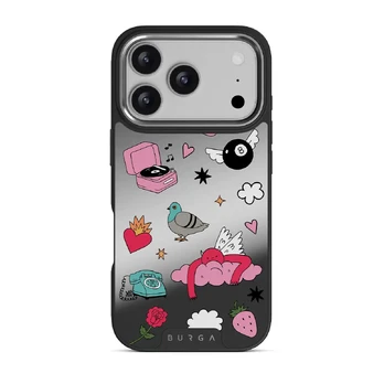 Side Quest - iPhone 17 Pro Case, Elite Mirror Dark (MagSafe) / Silver