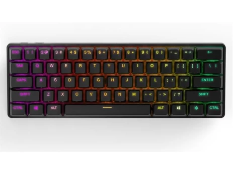 STEELSERIES GAMING KEYBOARD APEX PRO MINI, RGB LED LIGHT, NOR, BLACK, WIRELESS
