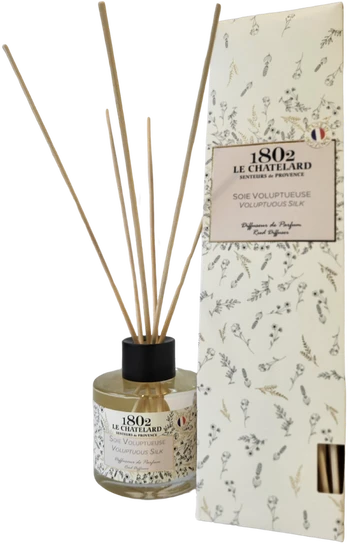 Le Chatelard 1802 Namų kvapas su lazdelėmis 1802 Le Chatelard Voluptuous Silk, 100 ml