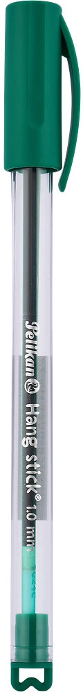 Žalias "pelikan Hang Stick" rutulinis rašiklis