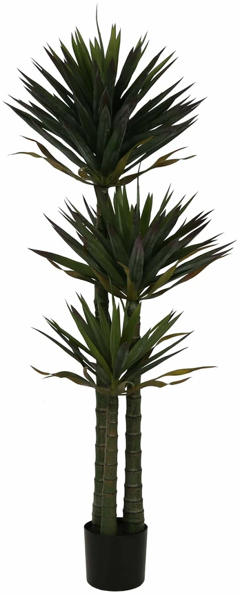 Dirbtinis augalas vazone, juka, žalia sp., 170 cm