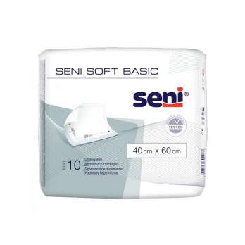 SENI paklotai Soft Basic, 40 cm x 60 cm, 10 vnt.