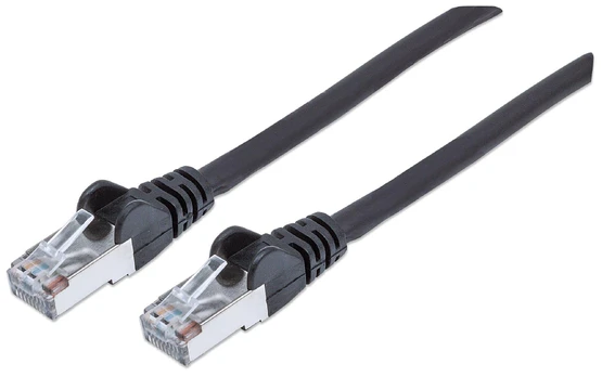 INTELLINET Patchkabel Cat6a-Stecker/Cat7-Rohkabel 7,5m sw