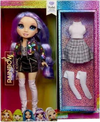 MGA Doll Rainbow High Violet