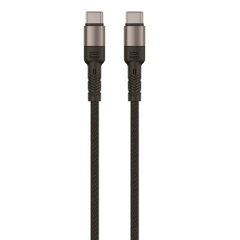 Setty cable USB-C - USB-C 100W 1,0 m KSL-02 juodas JO