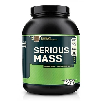 Optimum Nutrition SERIOUS MASS 2720g - Braškių skonis