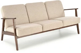 Fotelis MILANO 3S sofa, beige CASTEL#15 / dark walnut kaina