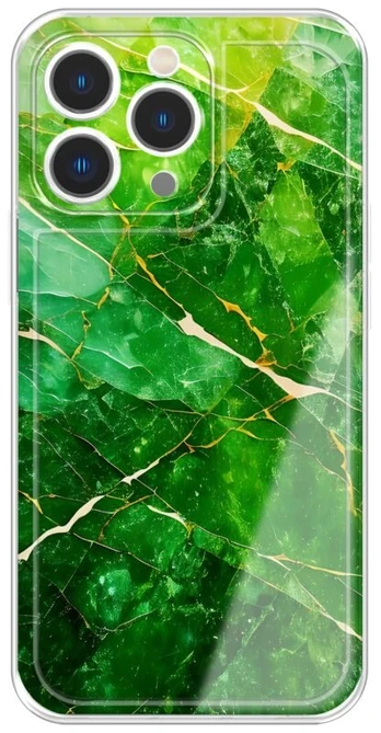 „Berkin Arts“ „iPhone 15 Pro Max“ apsauginis dėklas, marmuro raštu