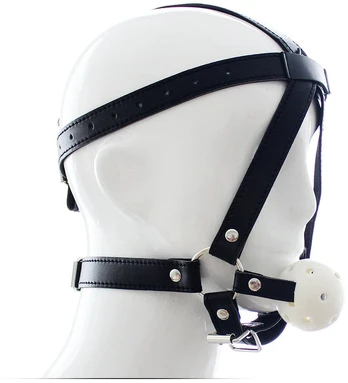 Odinis burnos kamštis Leather Gag Set