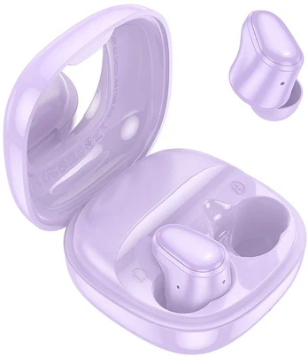 HOCO belaidės ausinės bluetooth TWS EQ13 violetinė