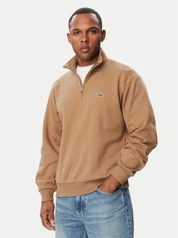 Lacoste Džemperis SH8866 Šviesiai ruda Regular Fit