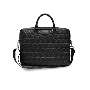 Guess Torba GUCB15QLBK 15" czarna/black Quilted