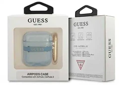 Dėklas Guess GUA2HHTSB AirPods Mėlynas kaina