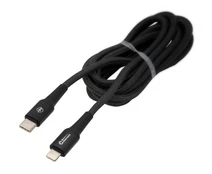 Kabelis Compass Speed, USB Type C/Lightning, 1.5 m, juoda, 20 W kaina