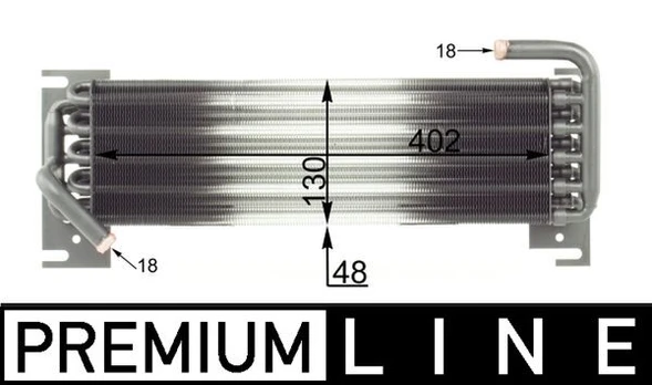 Alyvos radiatorius MAHLE CLC 56 000P