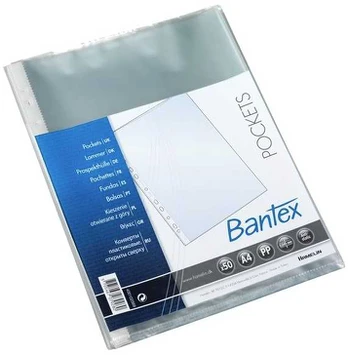 Bantex BG50 PCHED POCK BANTX A4 PP0,045 SMO CLR