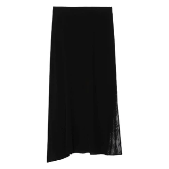 Maxi sijonas moterims, Juoda, Jayla soft