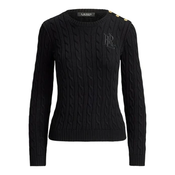 Megztinis moterims, Juoda, Sweater-pullover