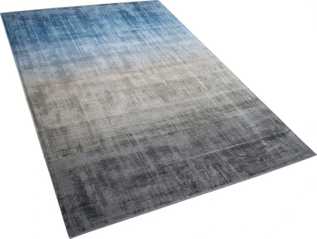 Beliani Kvapas 140 x 200 cm melsvai pilka ERCIS