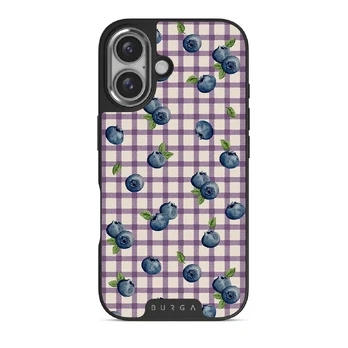 Blueberry Muffin - iPhone 16 Case, Elite Dark (MagSafe) / Silver