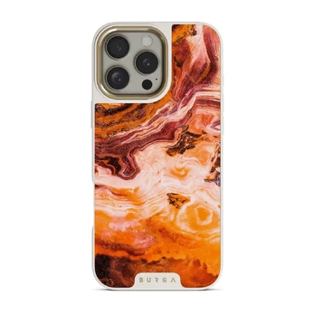 Pumpkin Spice - Orange iPhone 16 Pro Max Case, Elite Light (MagSafe) / Gold