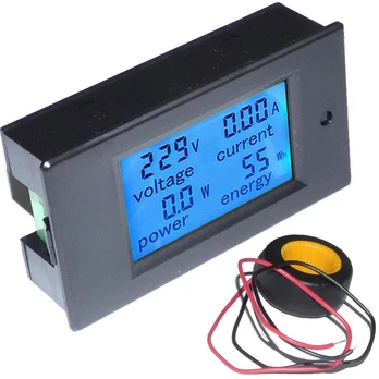Multifunkcinis Volt/ampermetras 80-260VAC 100A PZEM-061