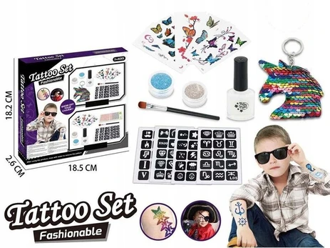 Rinkinys tatuiruotėms kurti vaikams