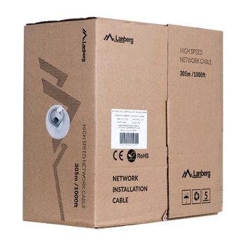 Laidas Lanberg LCU6-12CU-0305-S Nėra, Nėra, 305 m, pilka