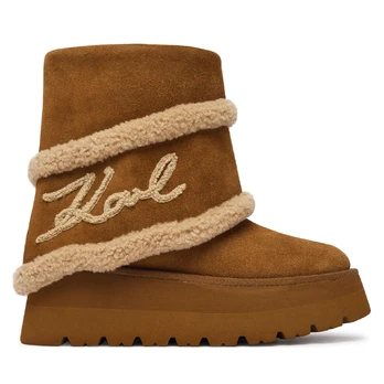KARL LAGERFELD Sniego batai Skylar KL48652 Ruda