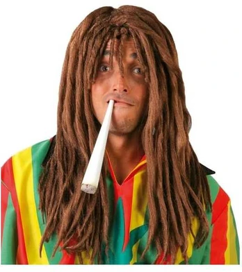 Fiesta Dreadlocks paryk, brun