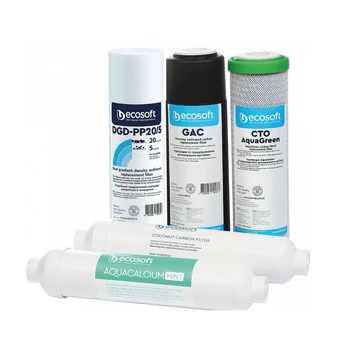 Ecosoft P'URE AquaCalcium 5 kasečių rinkinys