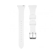 Dirželis Connect 22mm T-buckle Silicone Loop Watch Strap (130mm M/L) White