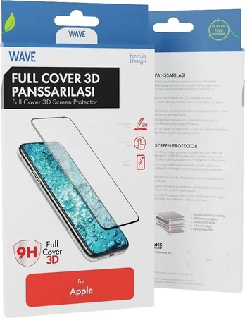 „Wave“ visas dangtelis, „iPhone 12 Pro Max“, juodas rėmelis