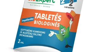 Biologinės tabletės lauko tualetų priežiūrai 2 tabletės. kaina