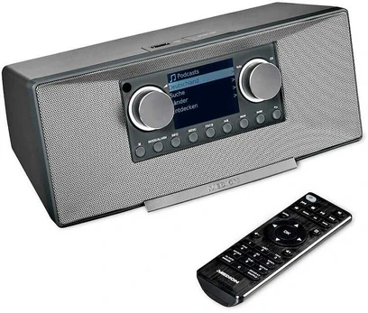 Medion MD 89289 Stereo Internetradio grau
