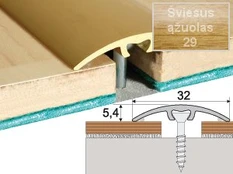 Profilis Effector A66 sujungimo | šv.ąžuolas 93 cm 32x5,4 mm