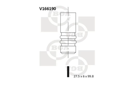 Įvado vožtuvas BGA V166190