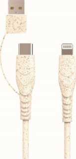 USB laidas BIOnd USB-C - Lightning 1,2 m, baltas (BIO-CT-IP)