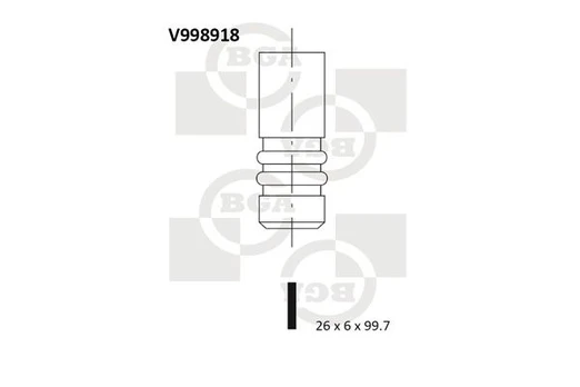 Įvado vožtuvas BGA V998918