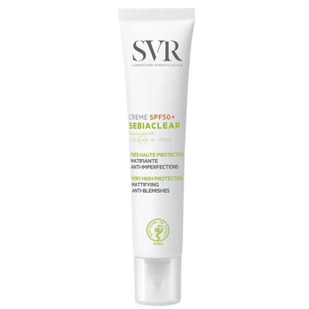 Apsauginis kremas nuo saulės SVR Sebiaclear SPF50, 40 ml