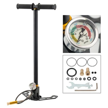 Dviračio pompa PCP 4500 PSI Zaxer, juoda
