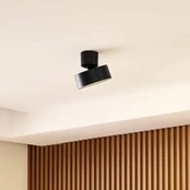 "Lindby" LED prožektorius "Nivoria", juodas, pasukamas, aliuminis