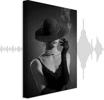 Artgeist Paveikslas - Juodas Elegance (1 Part) Vertical