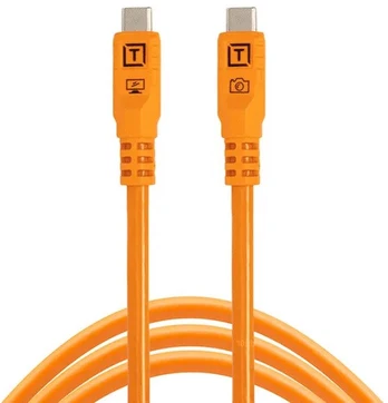 Tether Tools cable USB-C - USB-C TetherPro Optima 10G 3m, orange