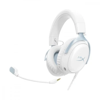 Ausinės HyperX Cloud III Gaming Headset White/Blue DF7F1AA