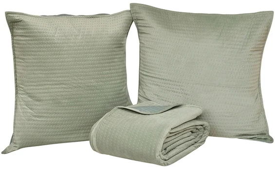 Atmosphera Bedspread with 2 pillowcases, LILOU, 240 x 260 cm